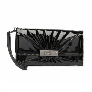 Jessica Simpson Zoe Flap Wristlet - Black